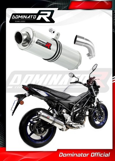 SV 650 (2016 - 2022) exhaust silencer round | Dominator