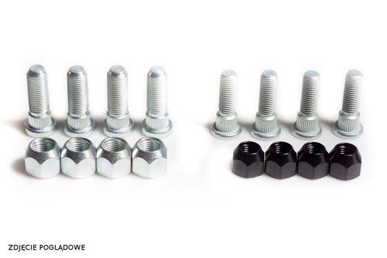 LT A 450 (2007 - 2010) wheel stud and nut kit front | All Balls