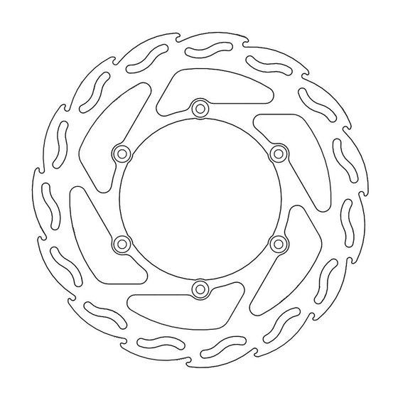 RMX 250 (1989 - 1999) flame front brake disc | MOTO-MASTER