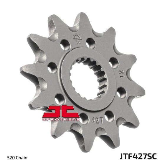 RM Z 250 (2007 - 2012) lightweight self-cleaning front sprocket | JT Sprockets