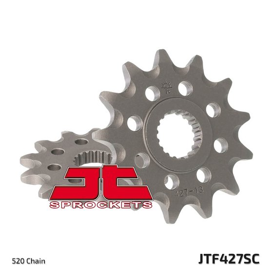 RM Z 250 (2007 - 2012) lightweight self-cleaning front sprocket | JT Sprockets