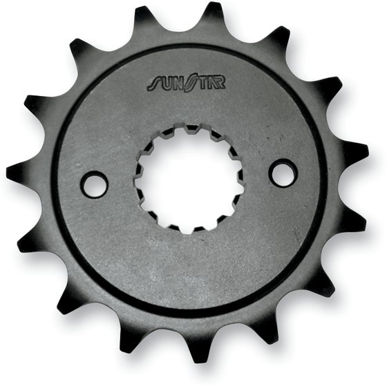 GSX R 600 (2001 - 2017) 16t 520 pitch black steel front replacement sprocket | SUNSTAR SPROCKETS