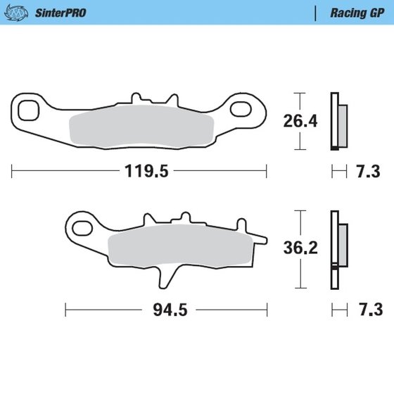 RM 85 L (2005 - 2017) racing brake pads | MOTO-MASTER