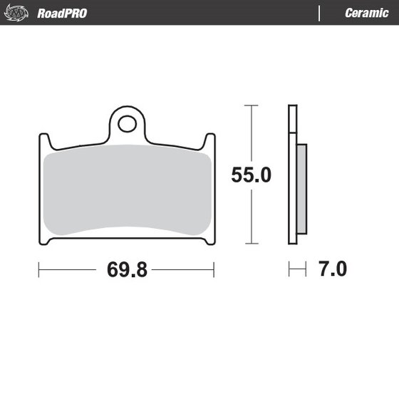 GSF 1200 BANDIT (1997 - 2000) ceramic brake pad | MOTO-MASTER