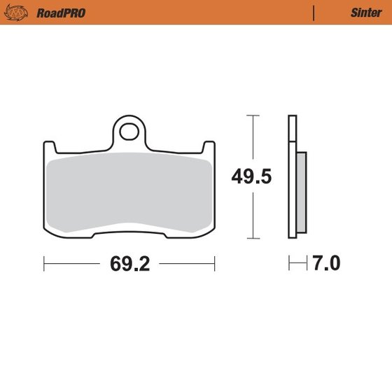 GSX 1300 B-KING (2008 - 2011) sintered front brake pad | MOTO-MASTER