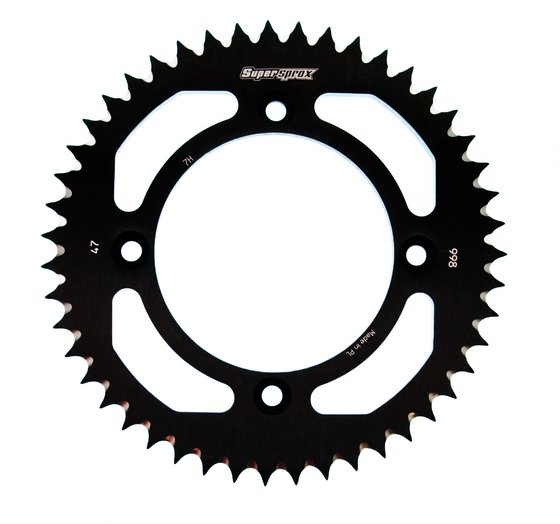 RM85 (2002 - 2023) supersprox rear sprocket alu ral-998:47 black | Supersprox