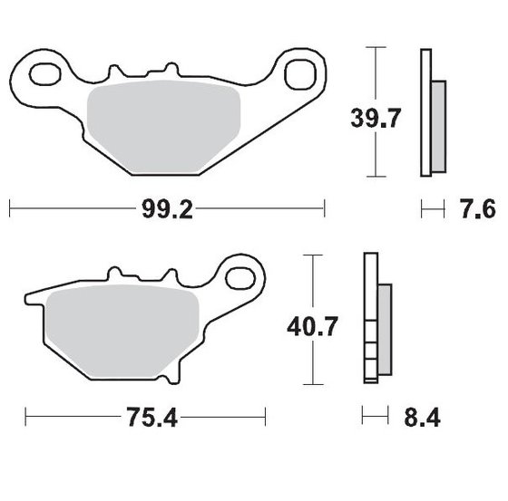 RM85 (2002 - 2022) sintered metal racing brake pads | MOTO-MASTER