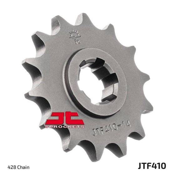 GS 125 E (1997 - 1998) steel front sprocket | JT Sprockets