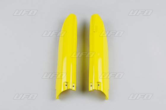 RM Z 250 (2007 - 2022) yellow fork slider protectors for suzuki rm/rmz | UFO