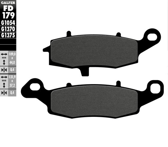 C 109 R BOULEVARD (2008 - 2011) semi-metal brake pad | GALFER