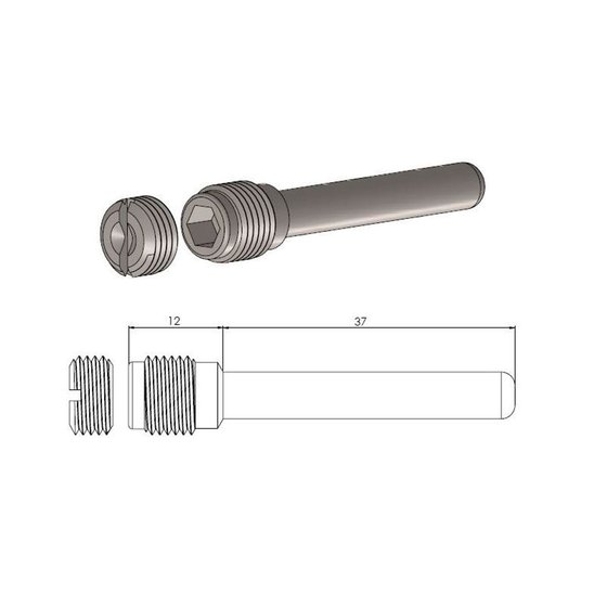 DR-Z 400 SM (2005 - 2022) brake pad pin replacement | MOTO-MASTER