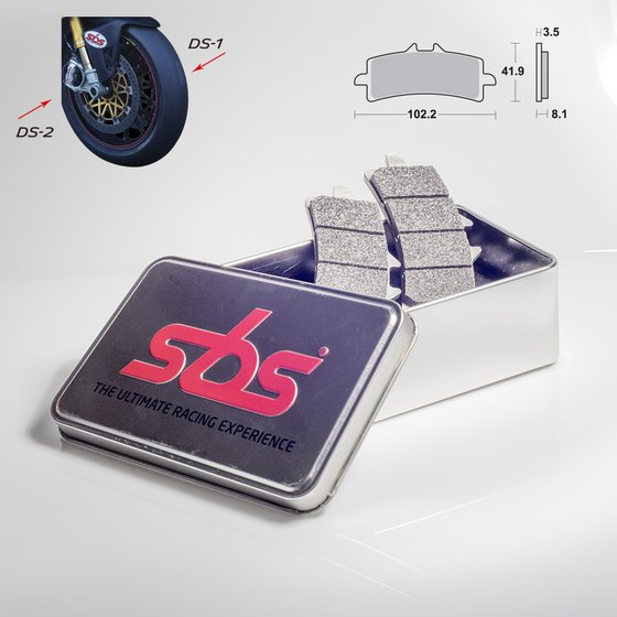 GSX-S 1000 (2015 - 2021) sbs brakepads dual sinter | SBS