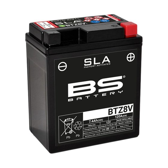 RV 200 (2016 - 2018) btz8v sla battery | BS BATTERY