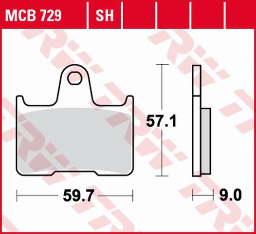 GSF 650 BANDIT (2005 - 2006) all round ceramic brake pads | TRW