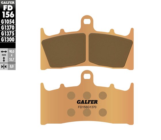 GSX-R 750 (1994 - 1999) street sinter brake pad | GALFER