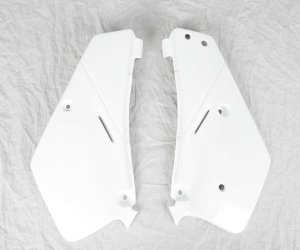 RM 80 X (1983 - 1999) white side panels for suzuki rm80 (1986-1999) | UFO