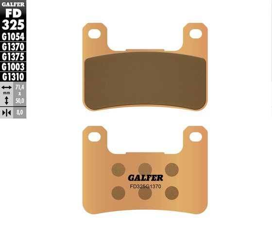 M 1800 R INTRUDER (2006 - 2016) street sinter brake pad | GALFER