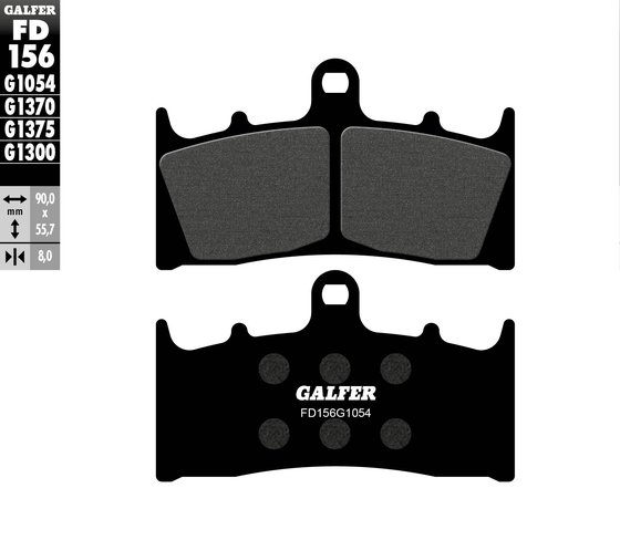 GSF 1200 BANDIT (1997 - 2006) semi-metal brake pad | GALFER