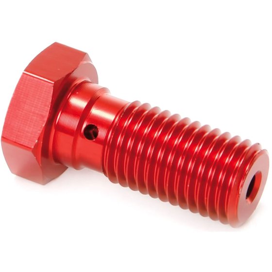 SV 650 S (1999 - 2012) red banjo bolt m10x1.25 | TRW