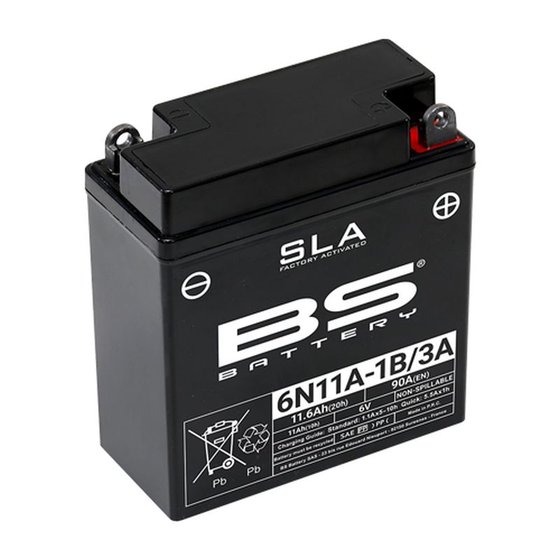 TS 125 (1973 - 1983) bs 6n11a-1b/3-a battery | BS BATTERY