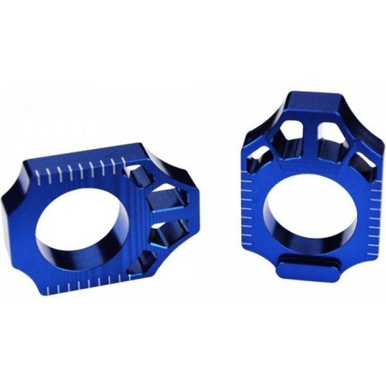 RM Z 450 (2005 - 2022) blue axle blocks | SCAR