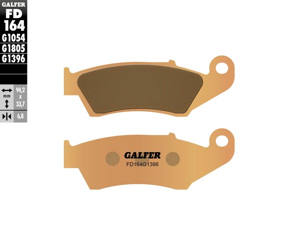 RM Z 250 (2004 - 2019) street sinter brake pad | GALFER