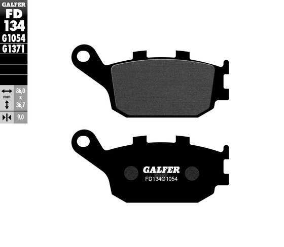 GSR 750 (2011 - 2016) semi-metal brake pad | GALFER