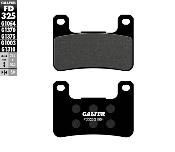 GSX 1300 R HAYABUSA (2008 - 2013) semi-metal brake pad | GALFER