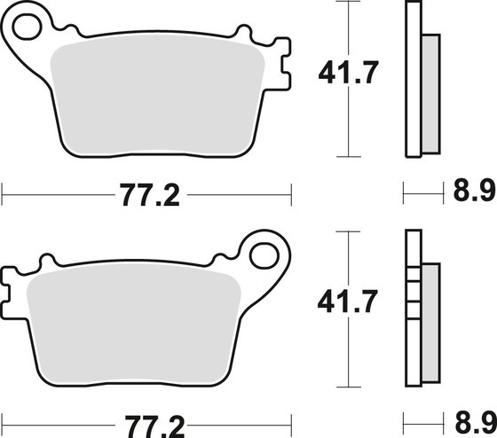 GSX-R 1000 R (2018 - 2021) sintered metal brake pads | TRW