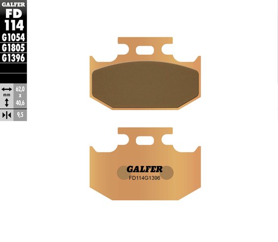 DR 650 RSE (1996 - 1996) sintered metal brake pad | GALFER