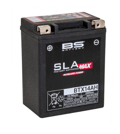 LT-F 300 KING QUAD/QUADRUNNER (1987 - 2002) btx14ah sla battery | BS BATTERY