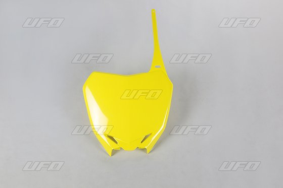 RM Z 250 (2010 - 2018) yellow front number plate for suzuki rmz250/450 | UFO