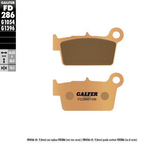 RM 125 (2004 - 2006) street sinter brake pad | GALFER