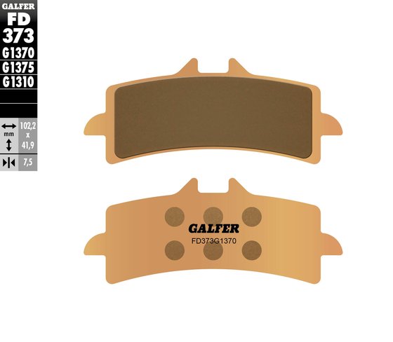 GSX-S 1000 (2015 - 2022) street sinter brake pad | GALFER