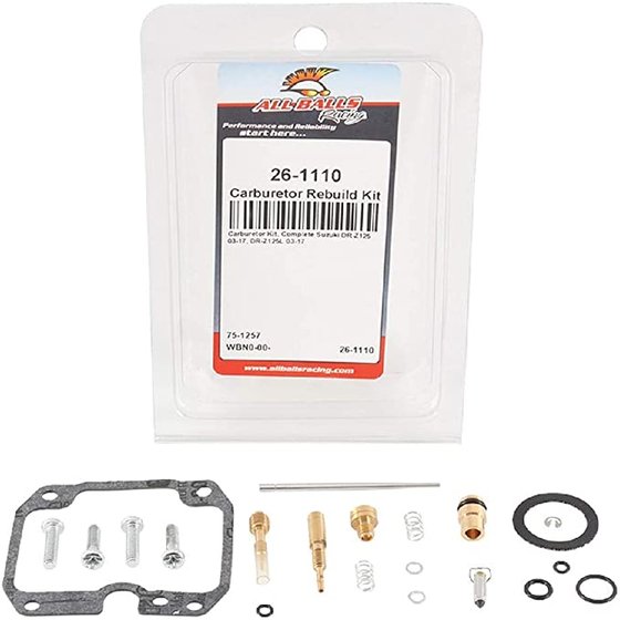 DR Z 125 (2003 - 2021) carb. rebuild kit closed course racing only | All Balls