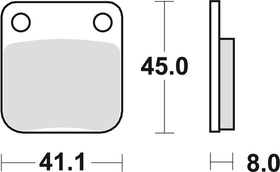 LT F 250 (1999 - 2014) sintered metal brake pad | TRW