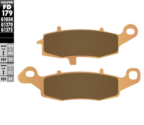 C 109 RT BOULEVARD (2008 - 2012) street sinter brake pad | GALFER