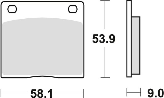 GS 650 (1981 - 1983) allround organic brake pad | TRW