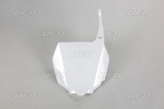 RM Z 250 (2007 - 2009) white front number plate for suzuki rm/rmz | UFO