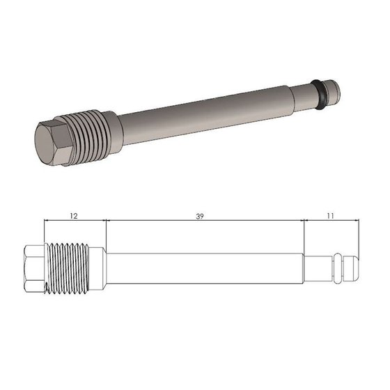 RM Z 450 (2008 - 2022) brake pad pin replacement | MOTO-MASTER