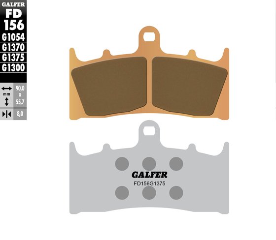 GSX-R 1000 (2001 - 2002) sport sinter brake pad | GALFER