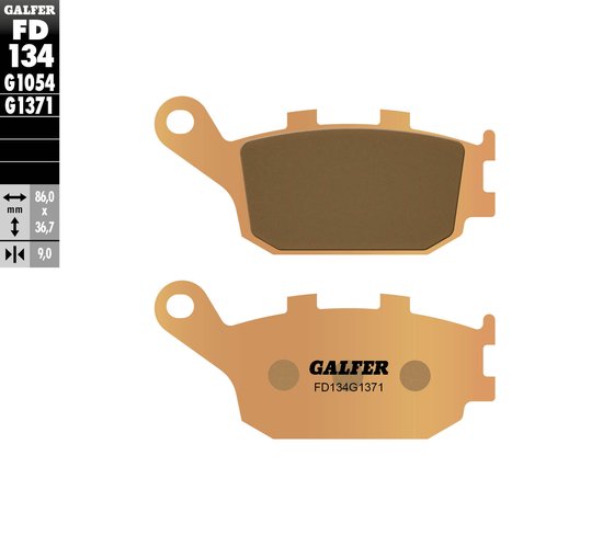 GSX-S 1000 F (2015 - 2016) street sinter brake pad | GALFER