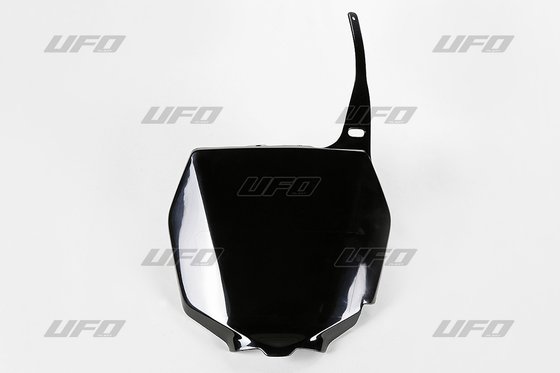 RM 125 (2001 - 2012) black front number plate for suzuki rm/rmz | UFO