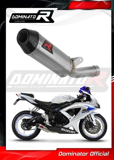 GSX R 600 (2008 - 2010) exhaust silencer hp3 low level | Dominator