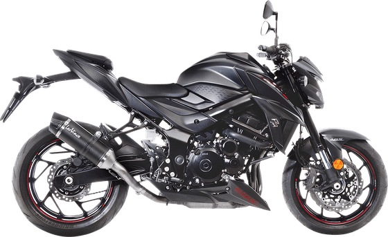 GSX S 750 (2017 - 2020) lv one evo carbon slip-on duslintuvas | LEOVINCE