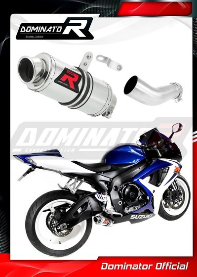 GSX-R 750 (2006 - 2007) exhaust silencer gp1 | Dominator