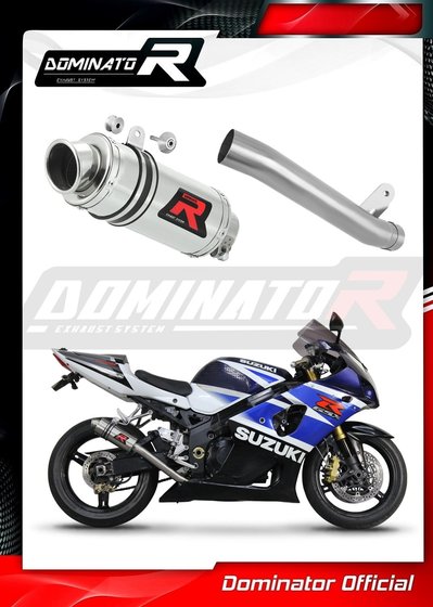 GSX-R 1000 (2001 - 2004) exhaust silencer muffler slip-on gp1 | Dominator