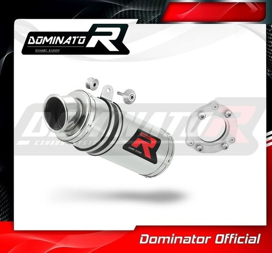 GSX-R 1000 (2001 - 2004) exhaust silencer muffler bolt-on gp1 | Dominator