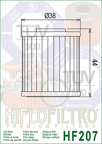 RM Z 450 (2005 - 2021) alyvos filtras | Hiflofiltro