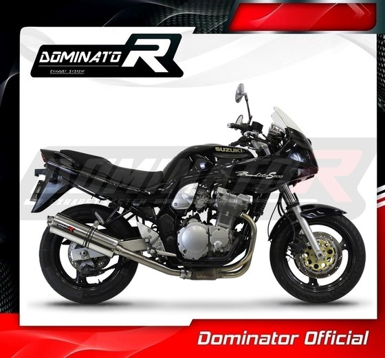 GSF 600 S BANDIT (1995 - 1999) homologated exhaust silencer oval | Dominator